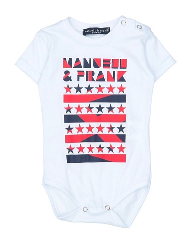 MANUELL & FRANK Bodysuit White 100% Cotton