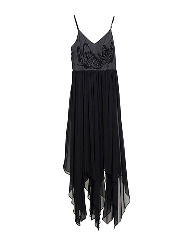 FRACOMINA Long dress Black 100% Polyester