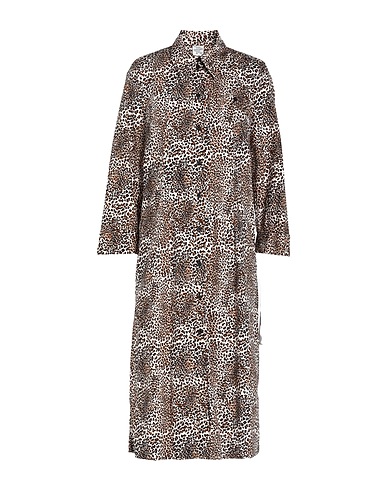 BAUM UND PFERDGARTEN Midi dress Brown 100% Organic cotton