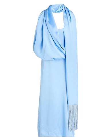 DODO BAR OR Midi dress Sky blue 100% Silk, Viscose, Acetate