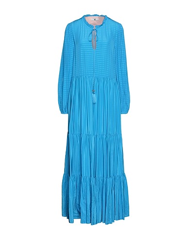 TWINSET Vestito estivo U&B Azzurro 73% Acetato, 27% Viscosa