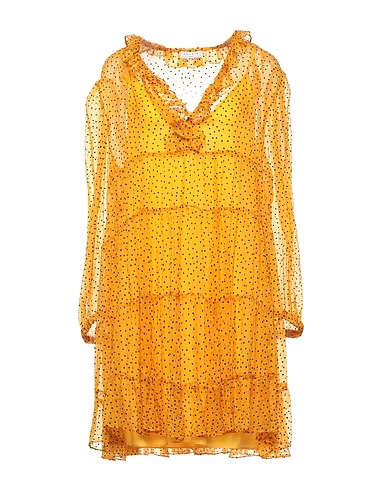 SANDRO Short dress Marigold 100% Silk
