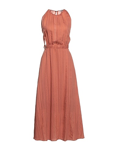 SANDRO Midi dress Antique rose 72% Viscose, 27% Nylon, 1% Polyester