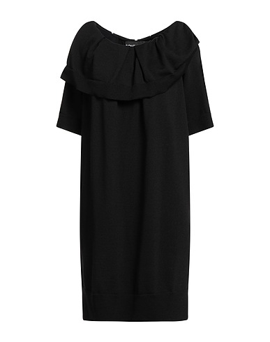 BOUTIQUE MOSCHINO Short dress Black 100% Virgin Wool