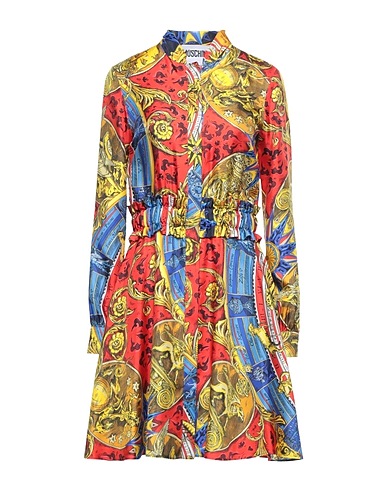 MOSCHINO Shirt dress Red 100% Silk
