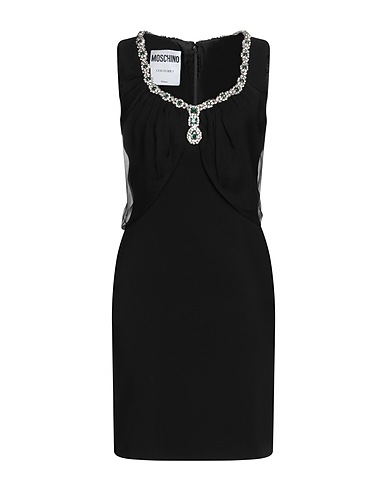 MOSCHINO Elegant dress Black 97% Viscose, 3% Other Fibres, Silk