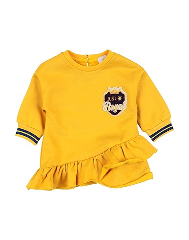 FUN & FUN Vestido para bebé  Yellow 95% Cotton, 5% Elastane