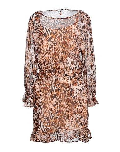 LIU •JO Short dress Khaki 100% Polyester