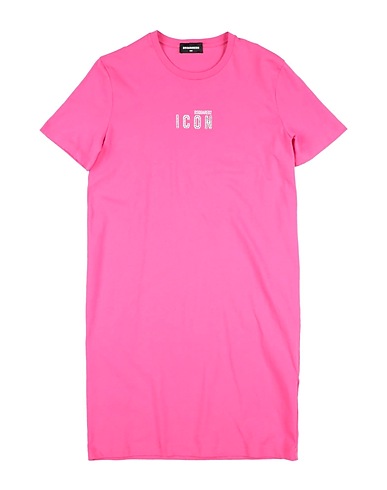DSQUARED2 Dress Fuchsia 100% Cotton, Polyester