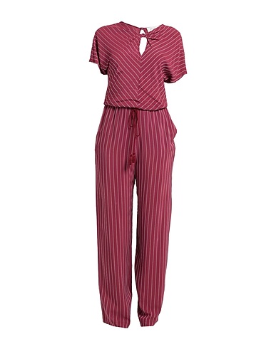 KATIA GIANNINI Jumpsuits and Overalls Plum 62% Acetate, 36% Silk, 2% Polyester