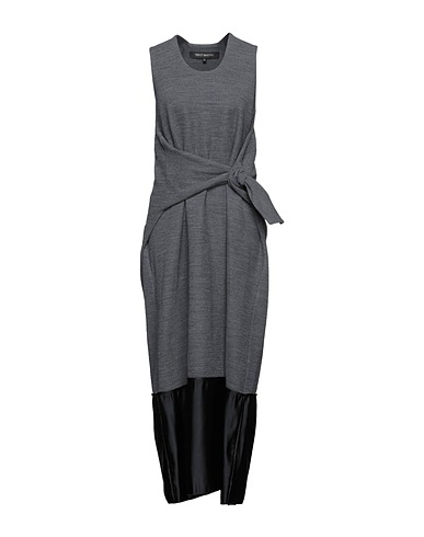 HACHE Long dress Lead 100% Virgin Wool, Polyester