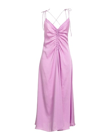 SANDRO Long dress Lilac 100% Polyester