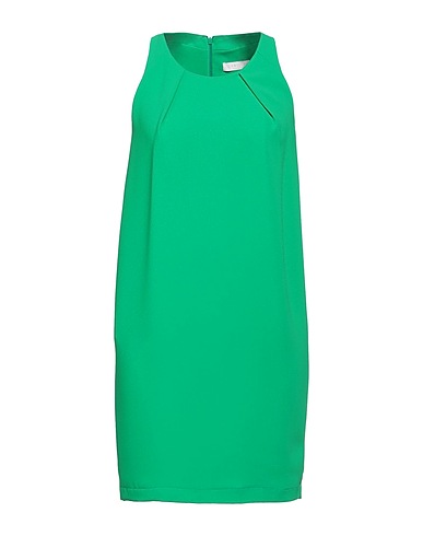 ANNIE P. Vestito corto Verde 100% Poliestere