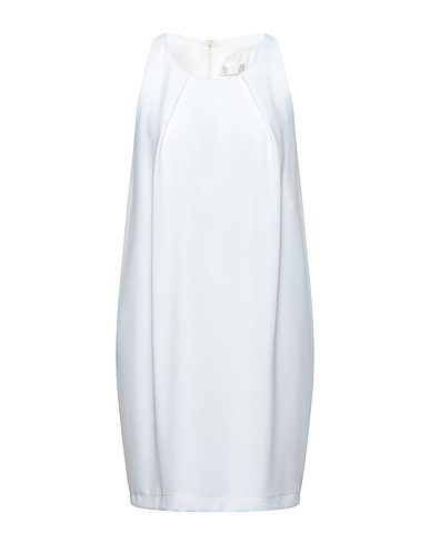 ANNIE P. Vestito corto Bianco 100% Poliestere