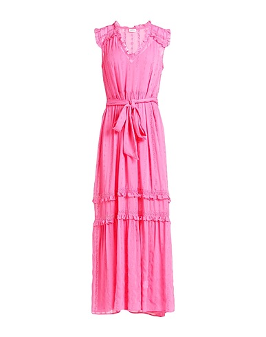 LIU •JO Long dress Fuchsia 100% Polyester