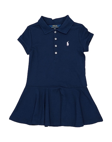 POLO RALPH LAUREN Vestido Short-Sleeve Polo Dress
 Azul noche 98% Algodón, 2% Elastán