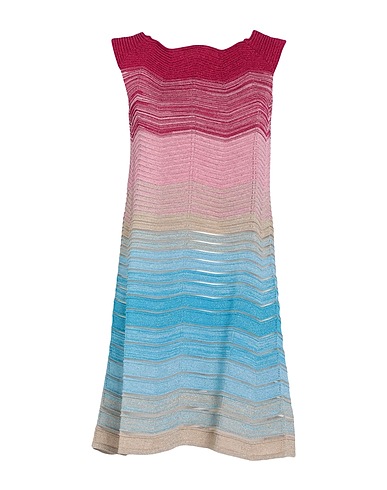 CIRCUS HOTEL Short dress Fuchsia 65% Viscose, 35% Polyester, Polyamide