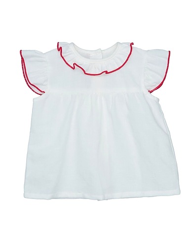 CHICCO Top White 70% Cotton, 30% Linen