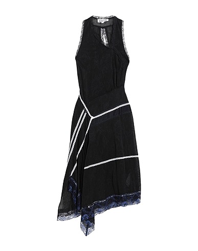 KOCHÉ Midi dress Black 64% Viscose, 25% Polyamide, 11% Elastane
