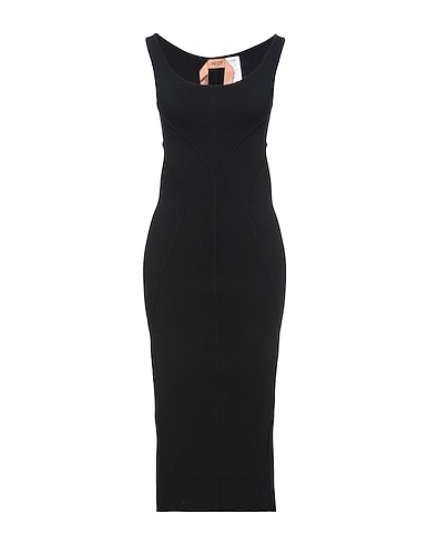 N°21 Kleid für das Büro Schwarz 87% Wolle, 13% Polyester