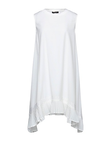 MY TWIN TWINSET Midi dress White 95% Cotton, 5% Elastane, Polyester
