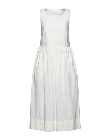 WOOD WOOD Vestito midi Bianco 100% Cotone organico