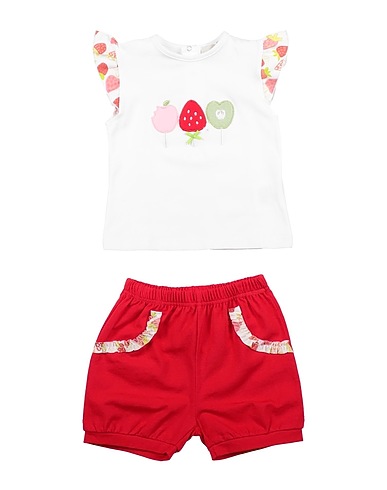 LALALÙ Baby co-ord  White 92% Cotton, 8% Elastane