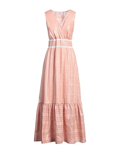 DIANA GALLESI Long dress Blush 100% Cotton, Polyester