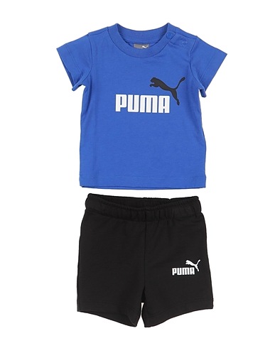 PUMA Completo Baby  Minicats Tee & Shorts Set
 Azzurro 100% Cotone, Poliestere