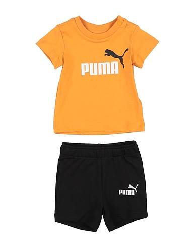 PUMA Completo Baby  Minicats Tee & Shorts Set
 Mandarino 100% Cotone, Poliestere