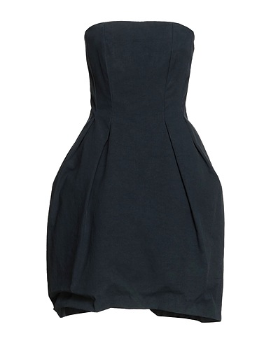 QUODLIBET Vestito corto Blu notte 65% Cotone, 35% Poliuretano