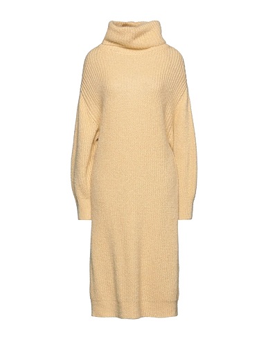 HAVEONE Short dress Beige 40% Acrylic, 30% Mohair wool, 30% Polyamide