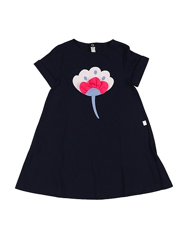 IL GUFO Vestito Blu navy 100% Cotone, Elastan