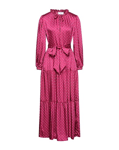 SOALLURE Long dress Garnet 100% Polyester