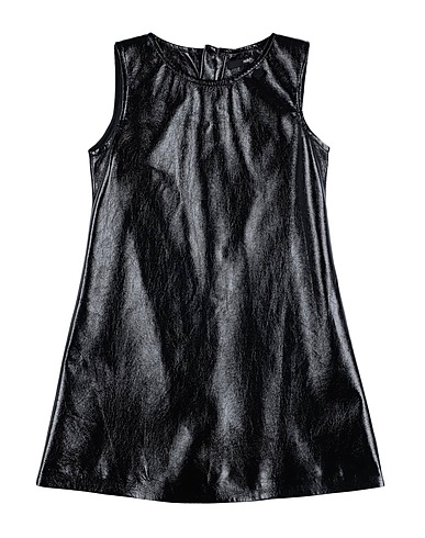 RELISH Vestito Nero 50% Poliuretano, 50% Poliestere