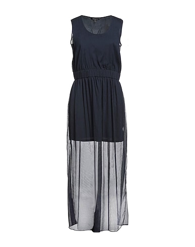 ARMANI EXCHANGE Maxi dresses BLU NOTTE 100% Polyester