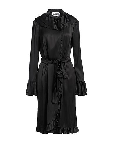 MOSCHINO Vestito chemisier COUTURE Nero 72% Viscosa, 14% Modal, 14% Seta