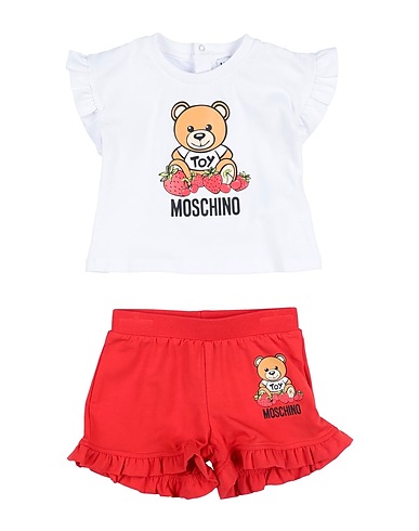 MOSCHINO BABY Baby co-ord  White 95% Cotton, 5% Elastane
