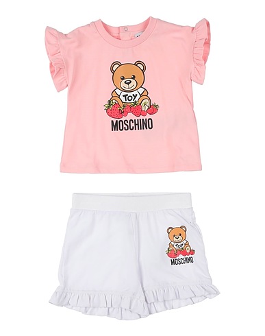 MOSCHINO BABY Ensemble bébé  Rose 95% Coton, 5% Élasthanne