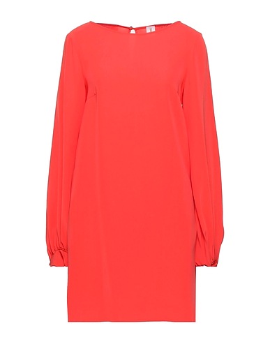 1-ONE Short dress Orange 100% Polyester