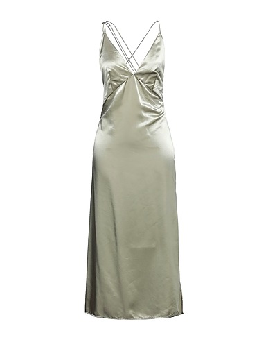 RUNAWAY THE LABEL Vestito midi Verde salvia 100% Poliestere