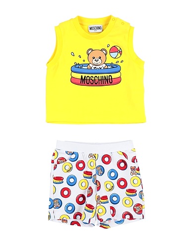 MOSCHINO BABY Baby co-ord  Yellow 95% Cotton, 5% Elastane