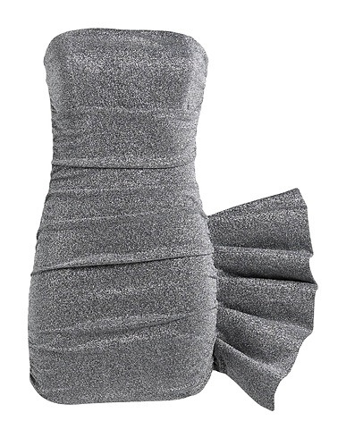 5RUE Kurzes Kleid Silber 100% Polyester