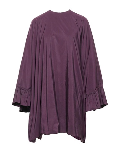 VALENTINO GARAVANI Short dress Plum 54% Cotton, 46% Polyester