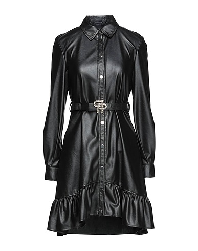 PINKO Shirt dress Black 100% Polyurethane