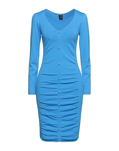 PINKO Midi-Kleid Azurblau 98% Viskose, 2% Elastan