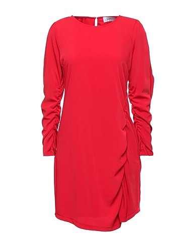 SOALLURE Short dress Red 95% Polyester, 5% Elastane