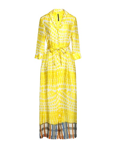 MANILA GRACE Long dress Yellow 100% Viscose