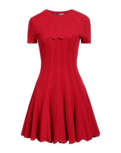 VALENTINO GARAVANI Short dress Red 86% Viscose, 14% Polyester