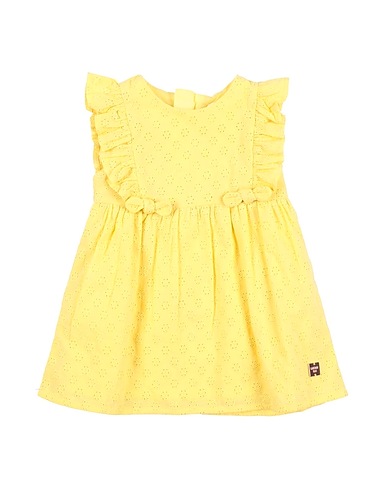 CARRÉMENT BEAU Vestito Baby  Giallo 100% Cotone